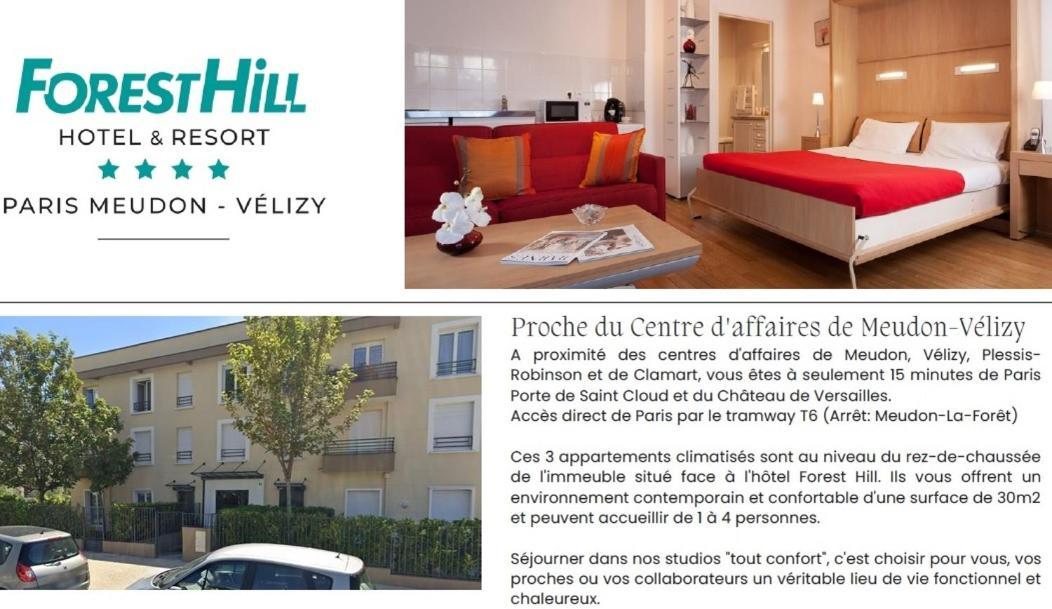 Hotel Forest Hill Meudon Velizy Szoba fotó